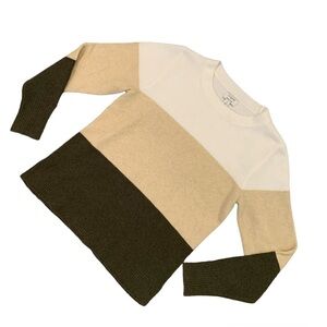 J. Crew Extra Soft Wool Striped Sweater Size Small